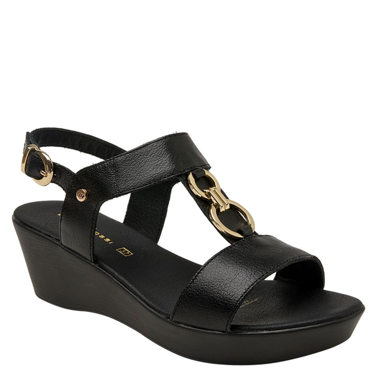 BRUNO ROSSI - Sandalia Casual Mujer Negro Bruno Rossi