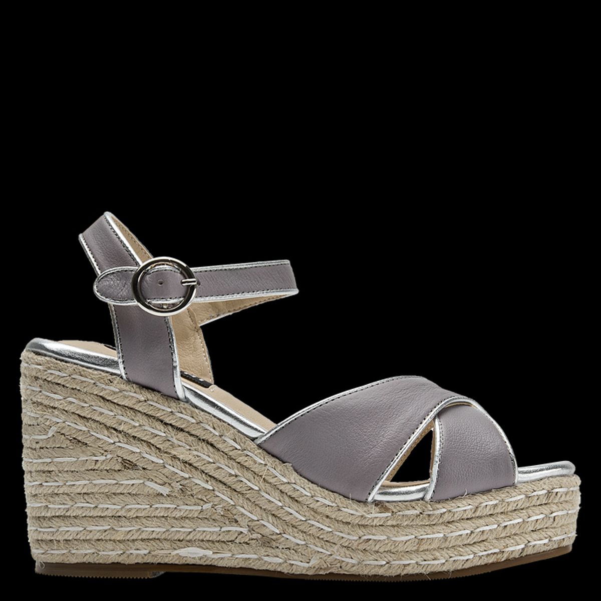 POLLINI - Sandalia Casual Mujer Morado Pollini