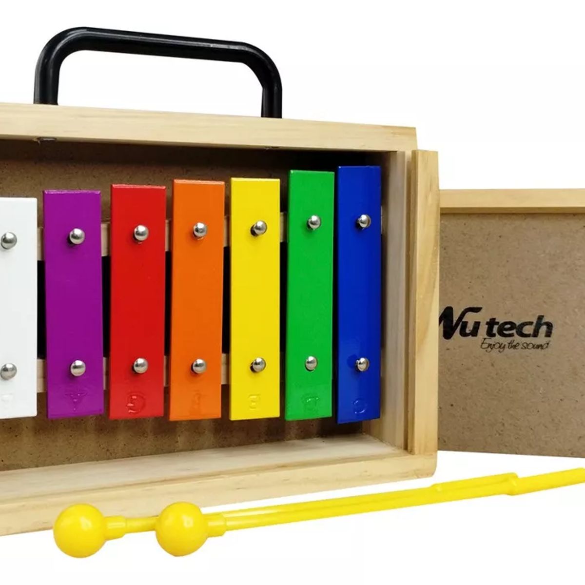 NUTECH - METALÓFONO DE 8 NOTAS DE COLORES NUTECH 05937
