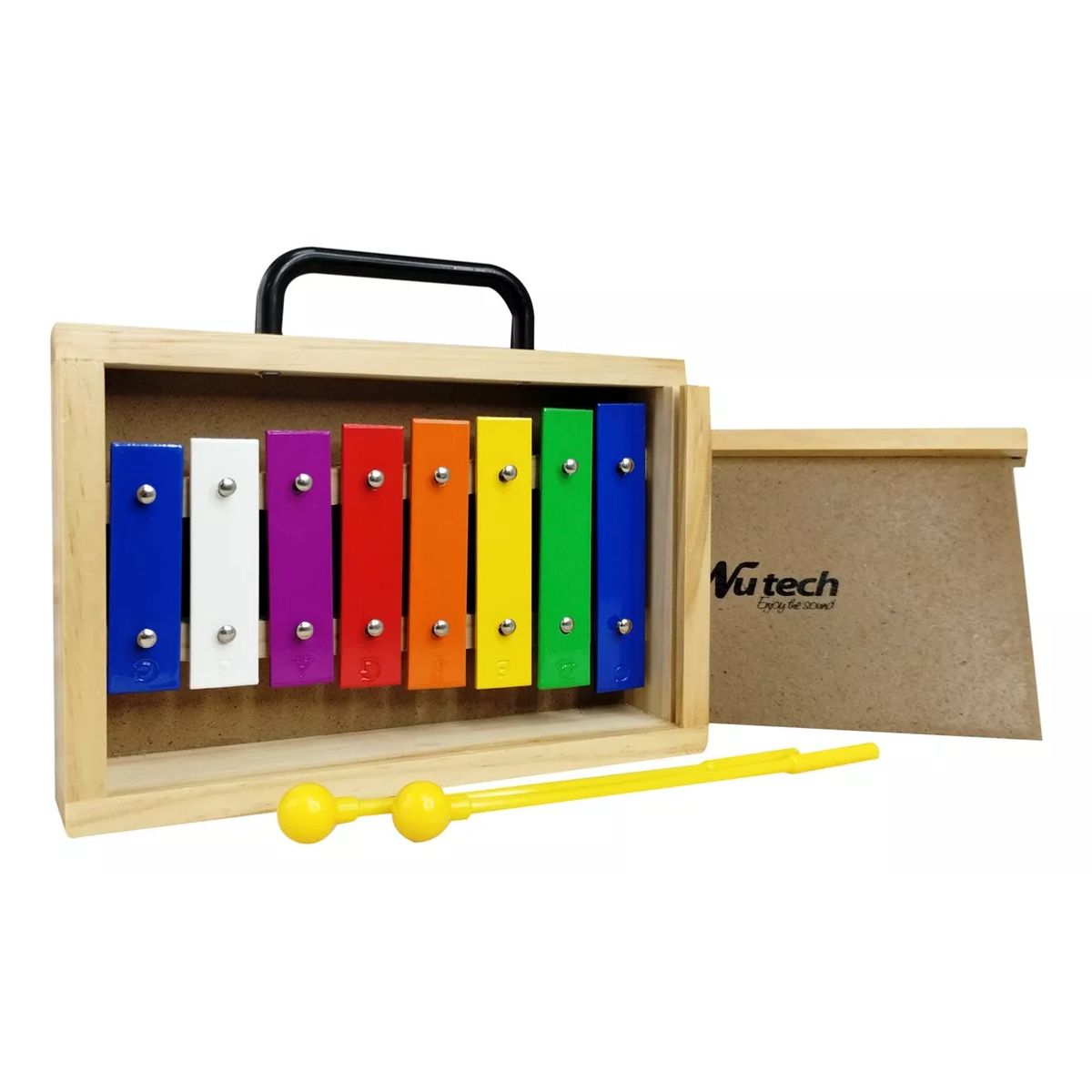 NUTECH - METALÓFONO DE 8 NOTAS DE COLORES NUTECH 05937