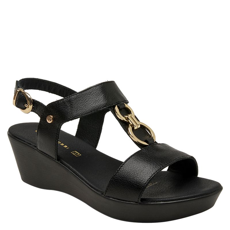 BRUNO ROSSI - Sandalia Casual Mujer Negro Bruno Rossi