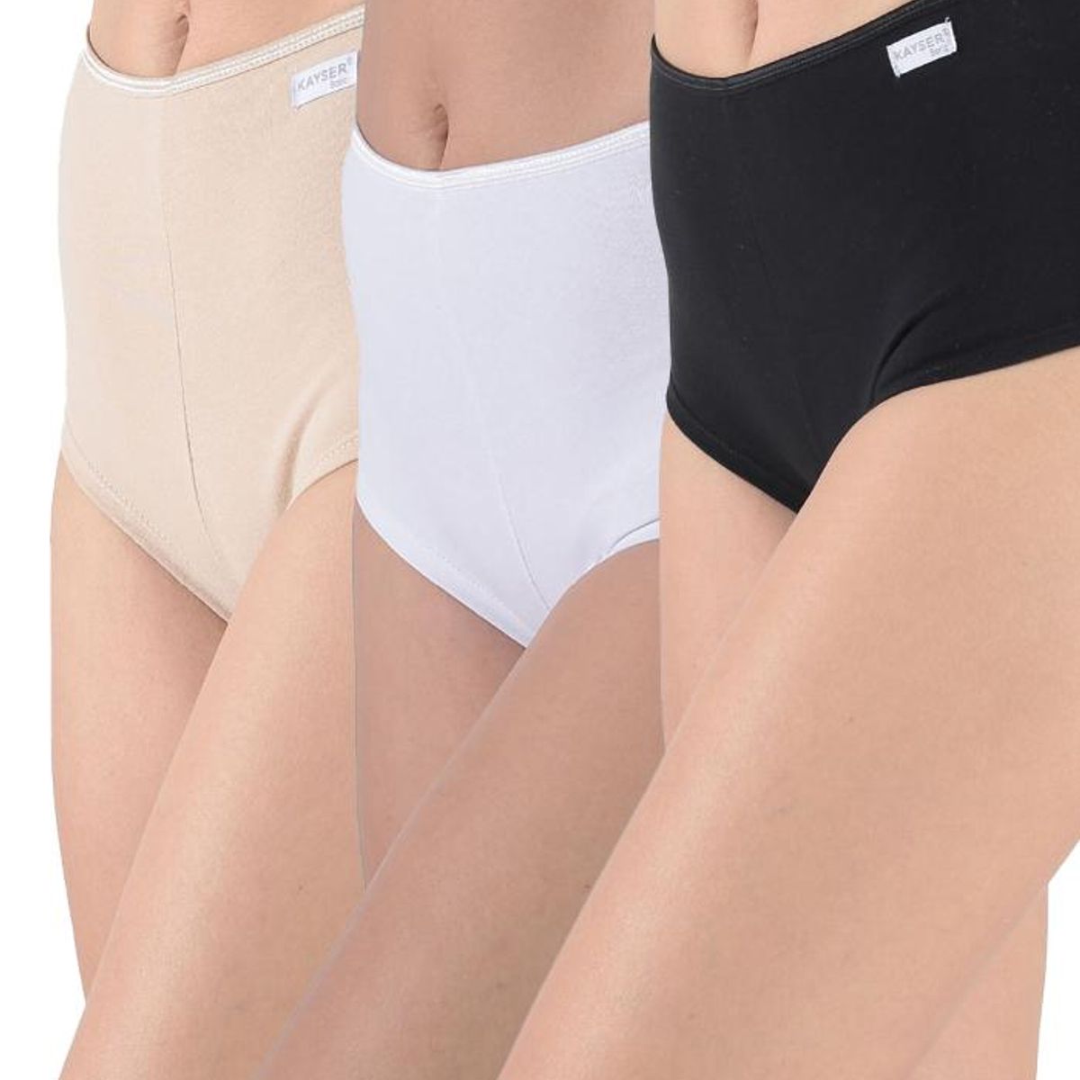 KAYSER - Pack 3x pantaleta algodón P314.185-NEG Kayser