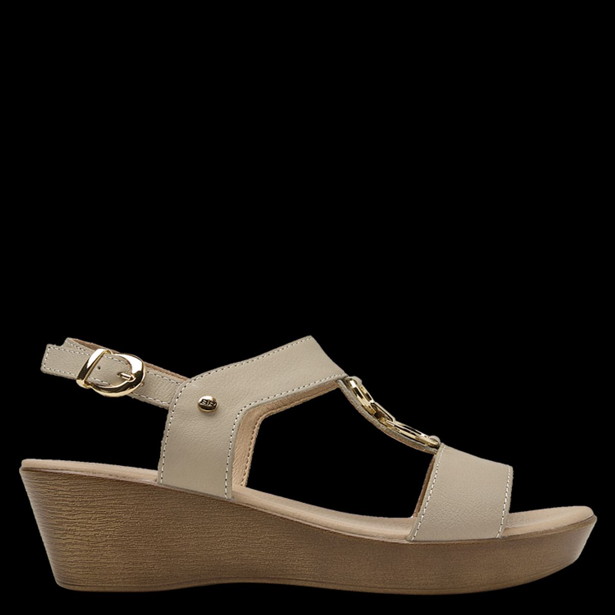 BRUNO ROSSI - Sandalia Casual Mujer Beige Bruno Rossi