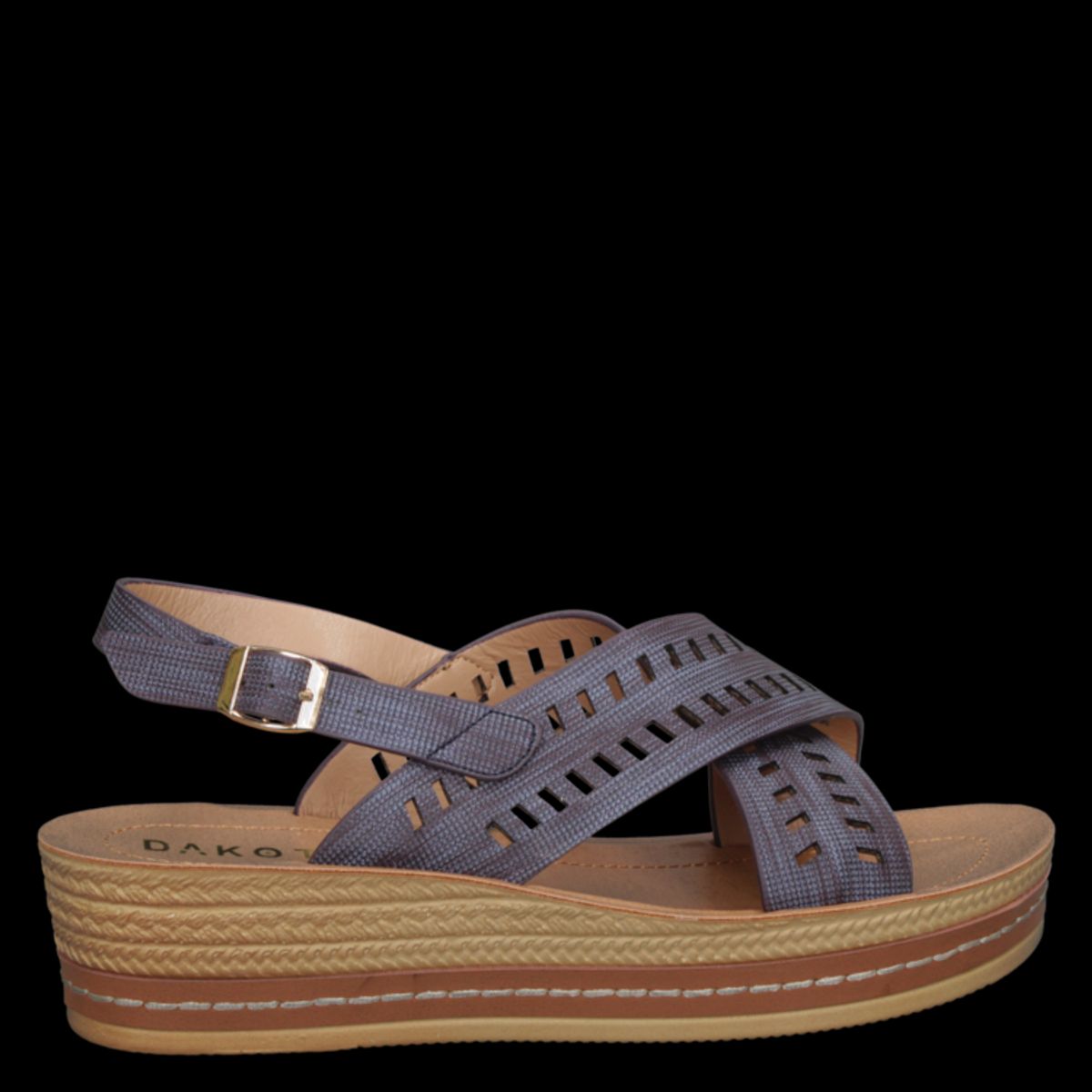 DAKOTA - Sandalia Casual Mujer Azul Dakota