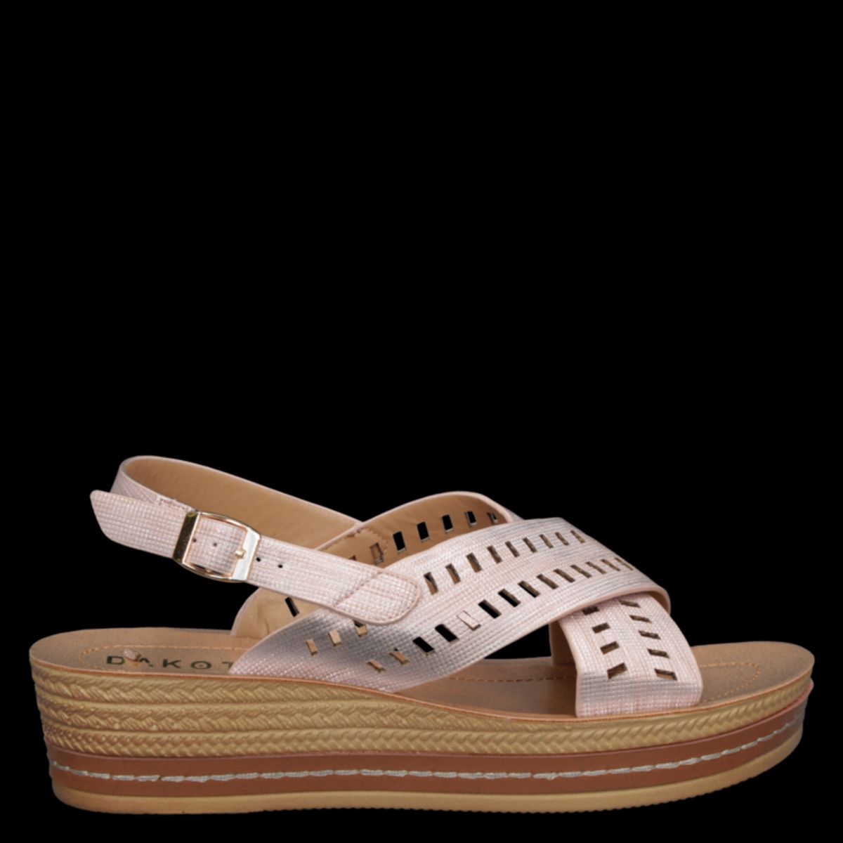 DAKOTA - Sandalia Casual Mujer Rosa Dakota