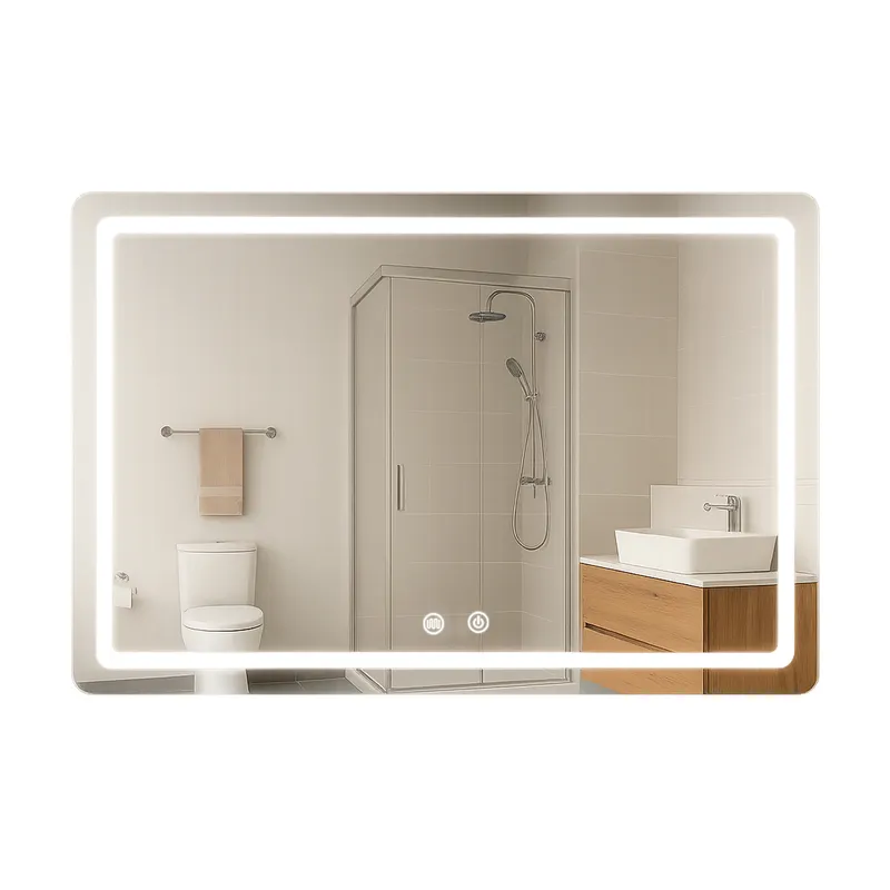JOYTEK - Espejo Rectangular Touch con Luz Led 3 colores 90 x 70 cm