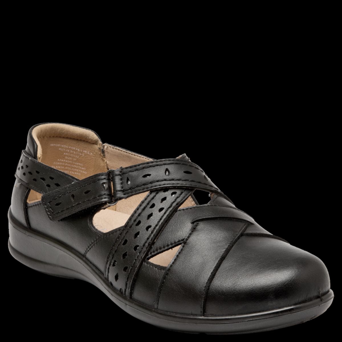 BRUNO ROSSI - Zapato Casual Mujer Negro Bruno Rossi