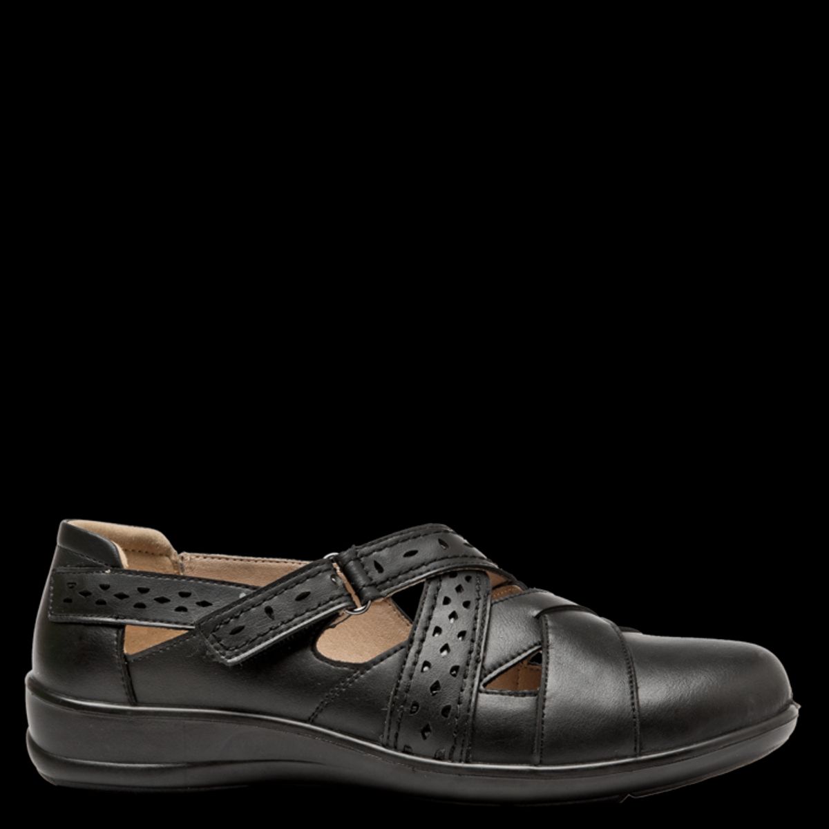 BRUNO ROSSI - Zapato Casual Mujer Negro Bruno Rossi