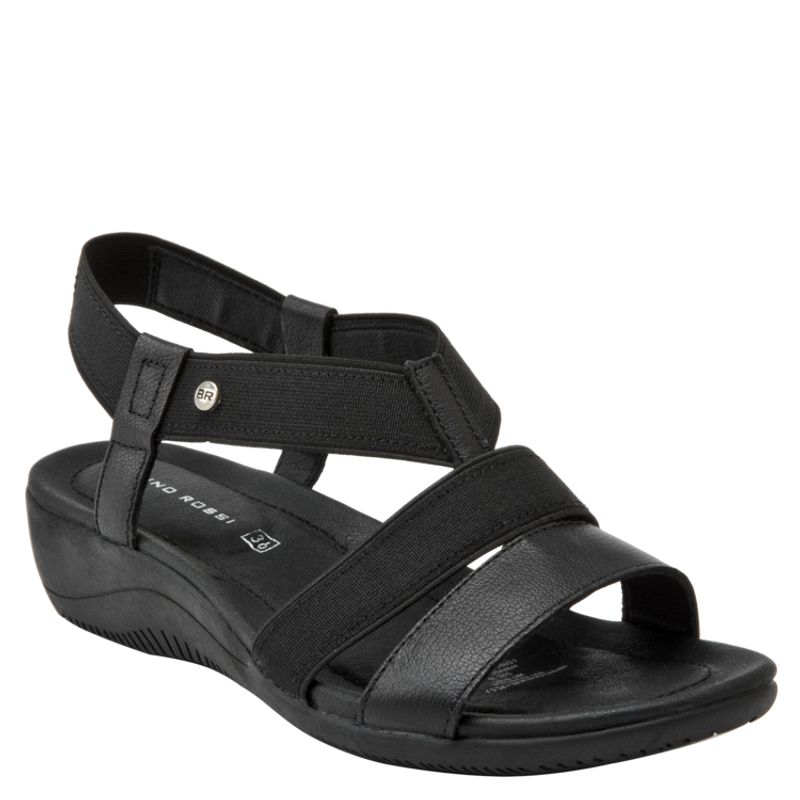 BRUNO ROSSI - Sandalia Casual Mujer Negro Bruno Rossi
