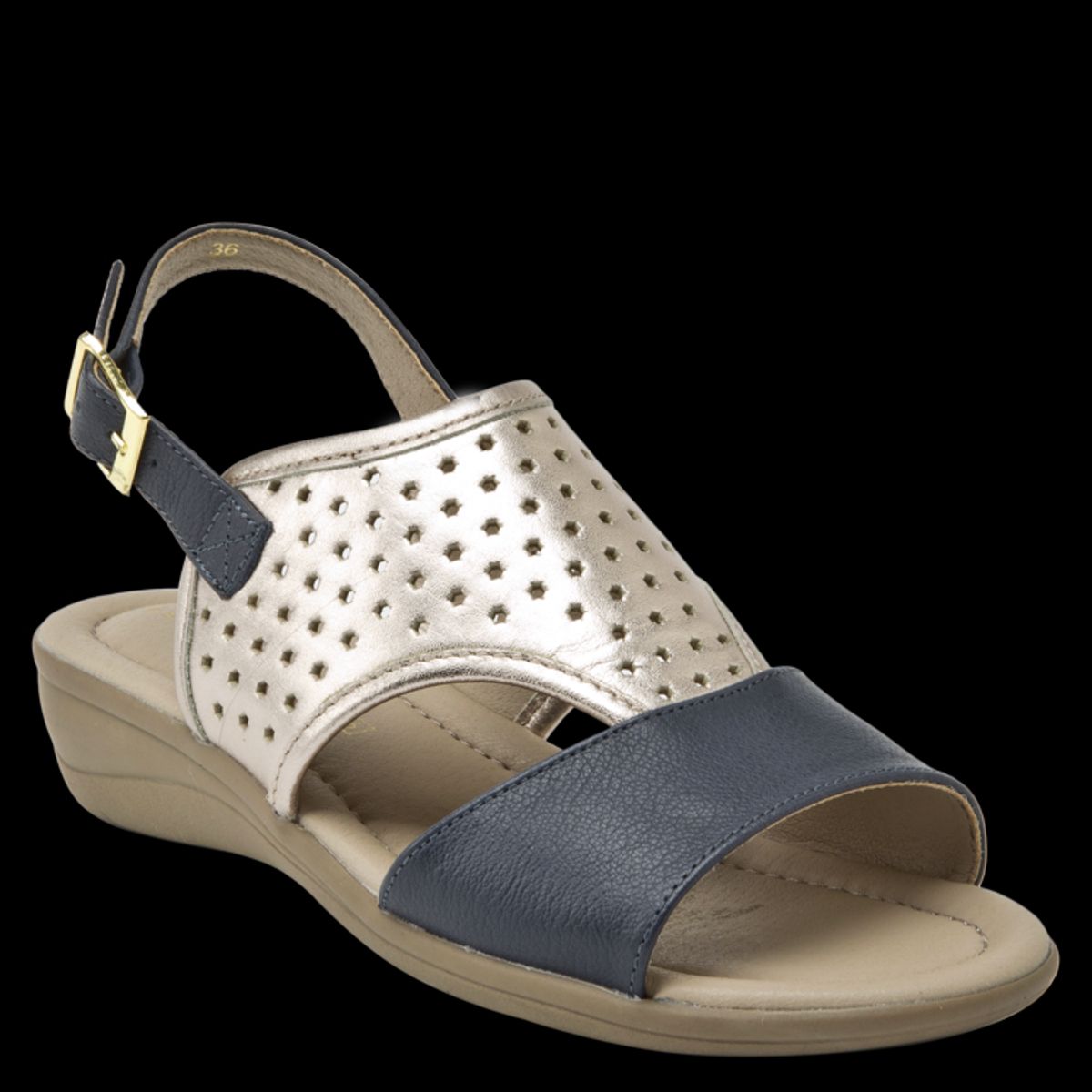 BRUNO ROSSI - Sandalia Casual Mujer Azul Bruno Rossi