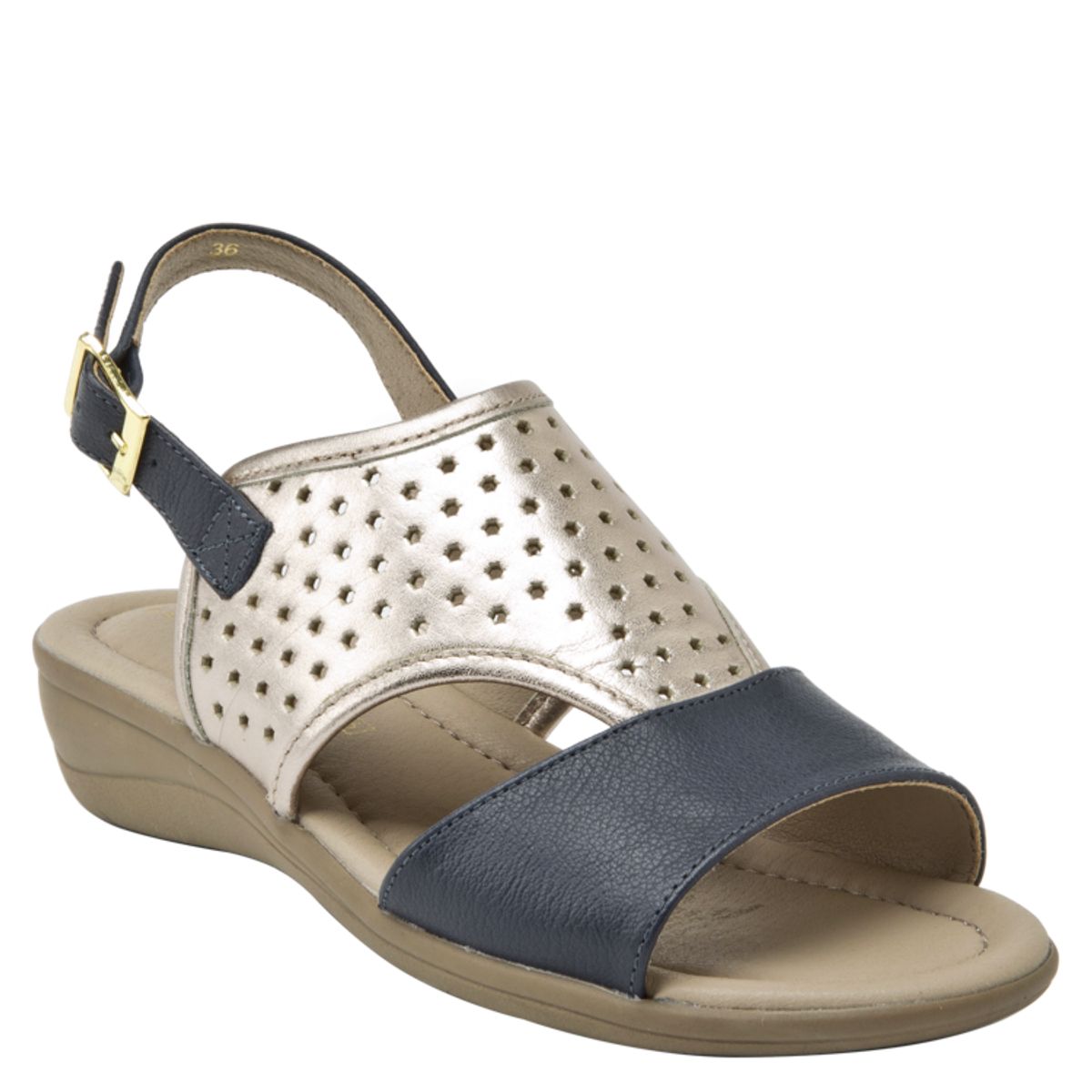 BRUNO ROSSI - Sandalia Casual Mujer Azul Bruno Rossi