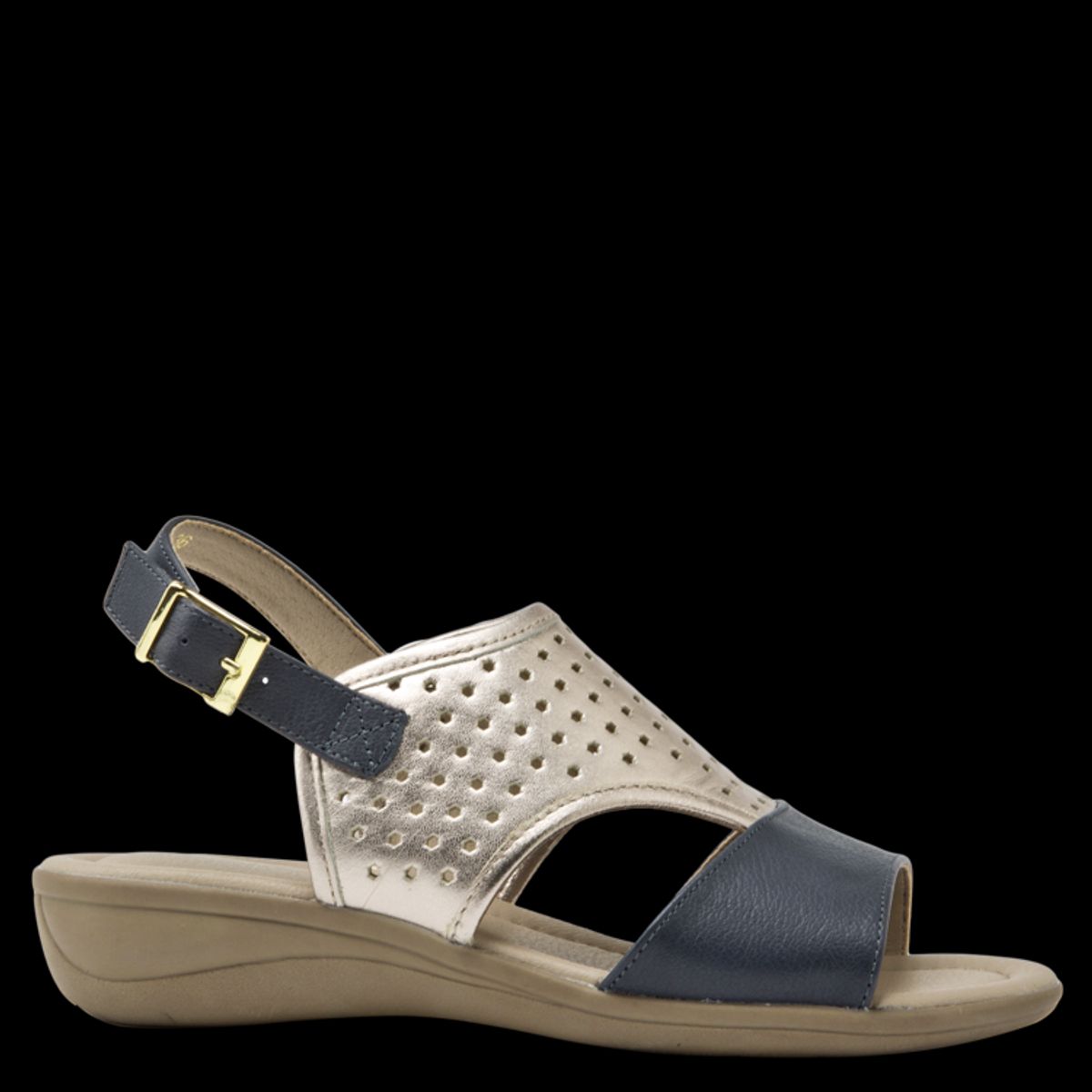 BRUNO ROSSI - Sandalia Casual Mujer Azul Bruno Rossi