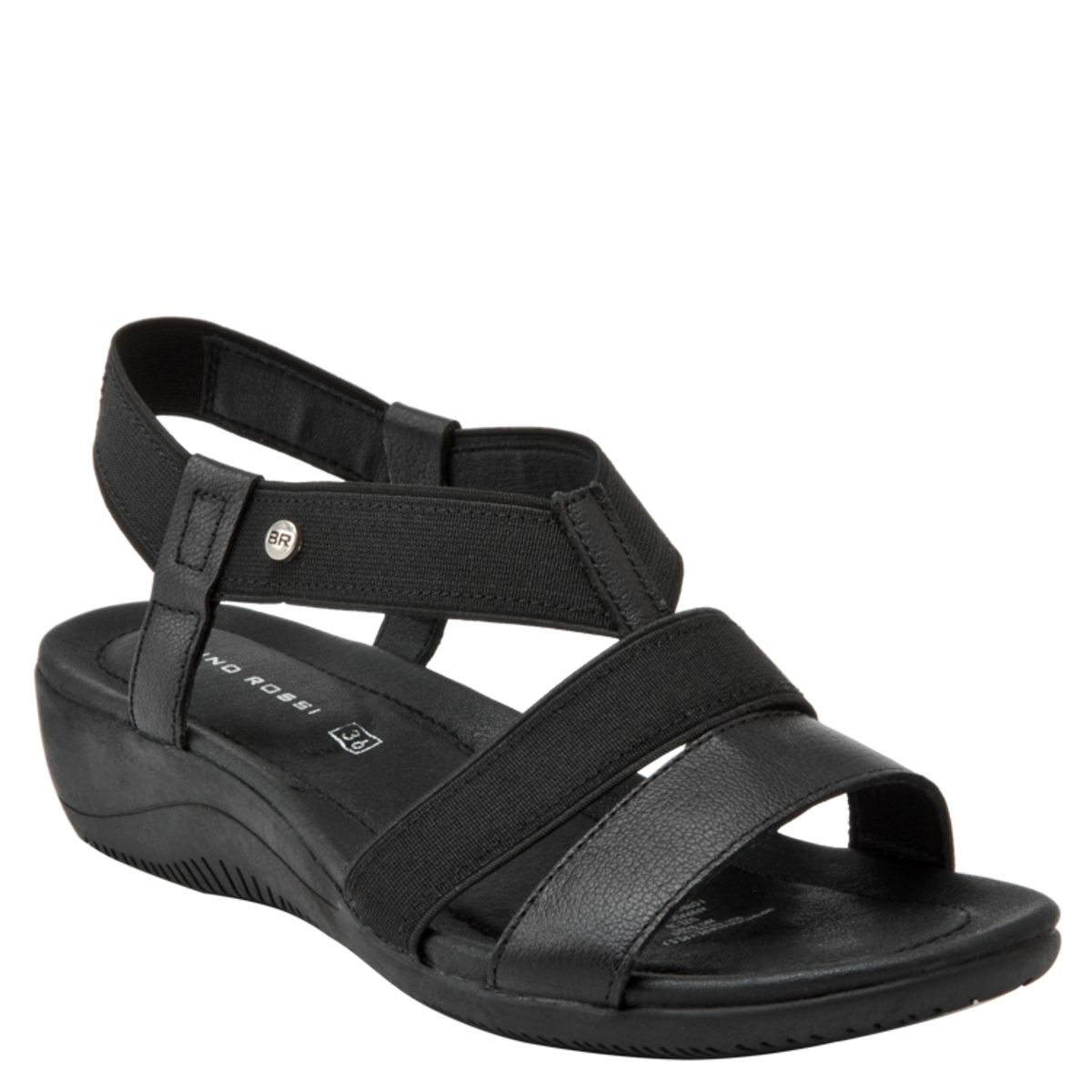 BRUNO ROSSI - Sandalia Casual Mujer Negro Bruno Rossi