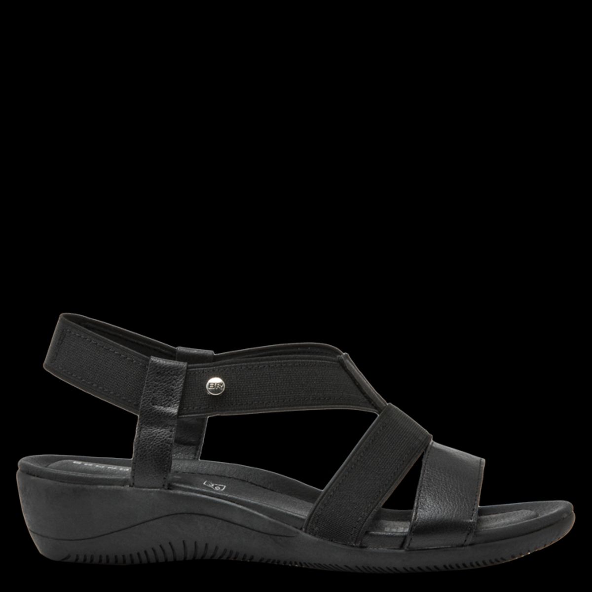 BRUNO ROSSI - Sandalia Casual Mujer Negro Bruno Rossi