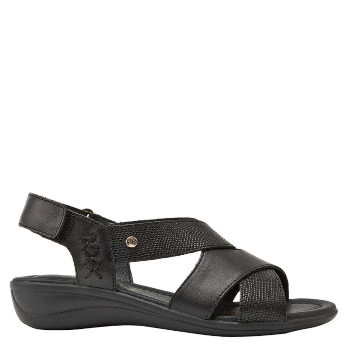 BRUNO ROSSI - Sandalia Casual Mujer Negro Bruno Rossi