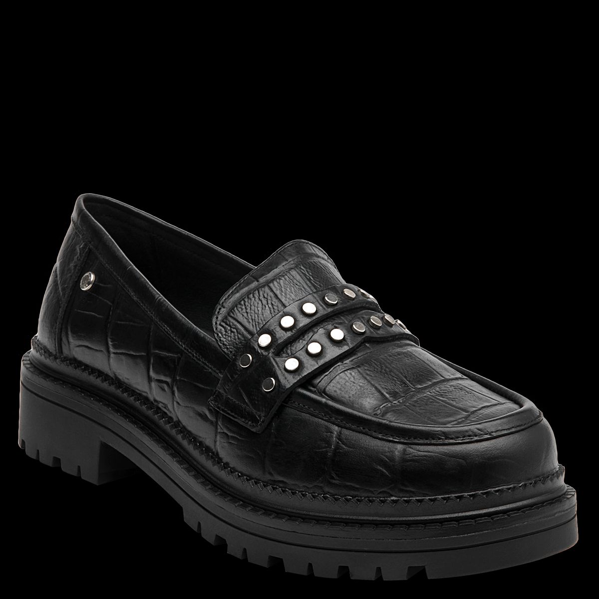 POLLINI - Mocasín Casual Mujer Negro Pollini