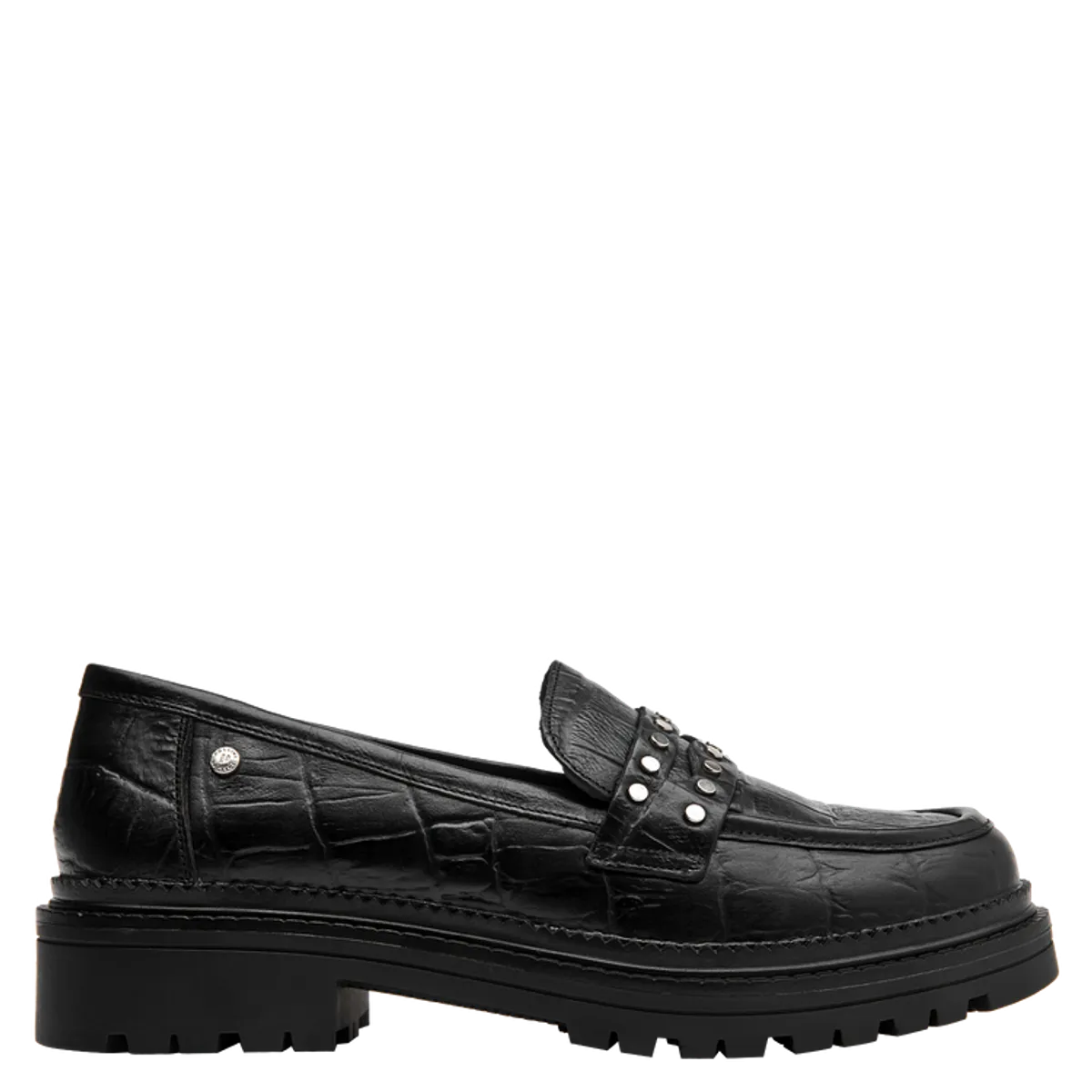 POLLINI - Mocasín Casual Mujer Negro Pollini