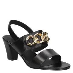 BRUNO ROSSI - Sandalia Casual Mujer Negro
