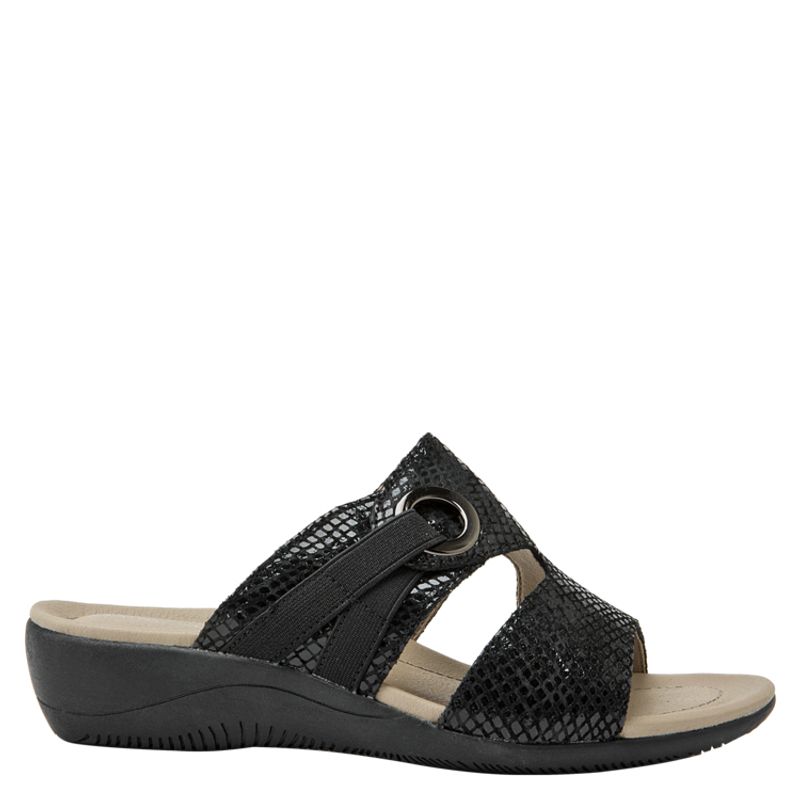 BRUNO ROSSI - Sandalia Casual Mujer Gris oscuro Bruno Rossi