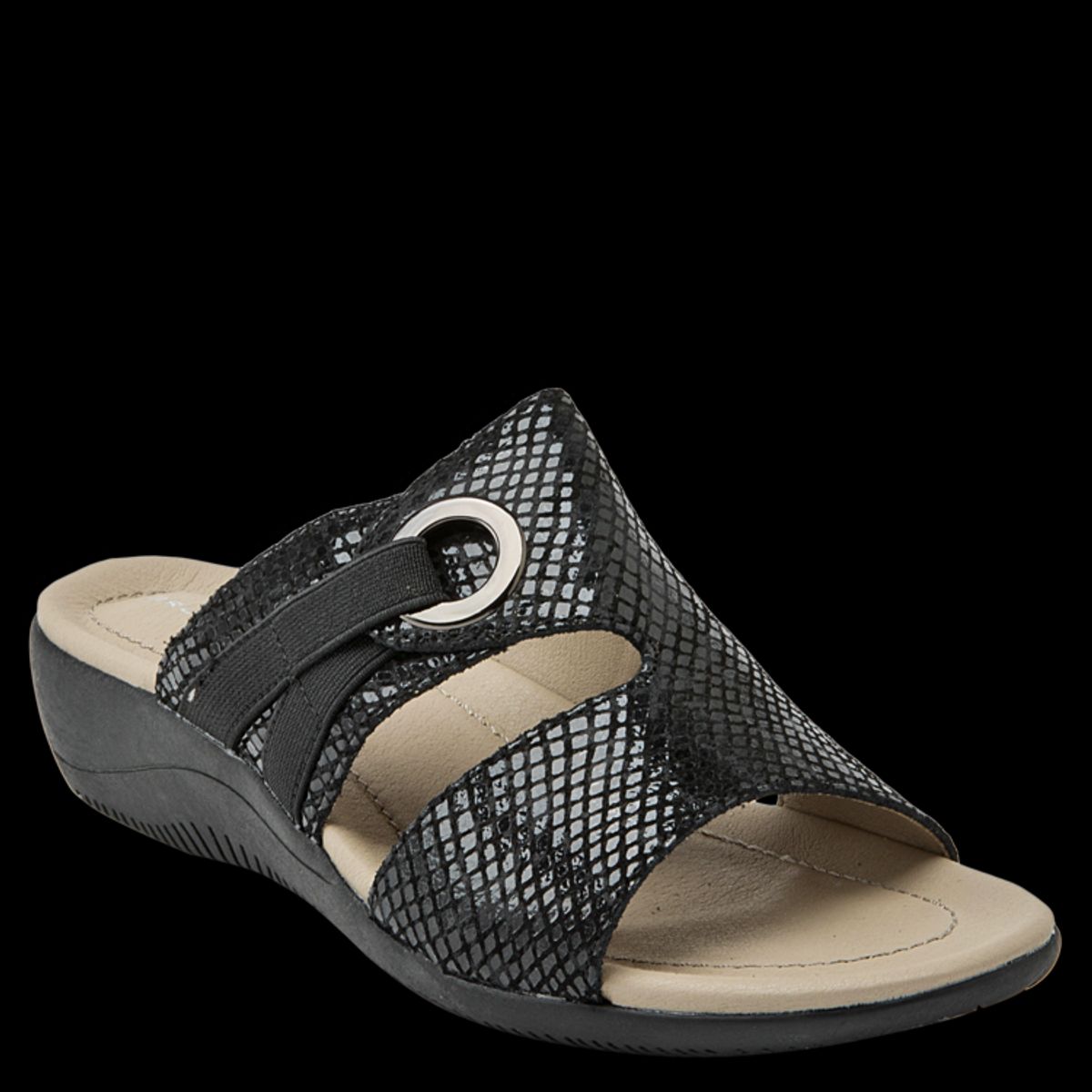 BRUNO ROSSI - Sandalia Casual Mujer Gris oscuro Bruno Rossi
