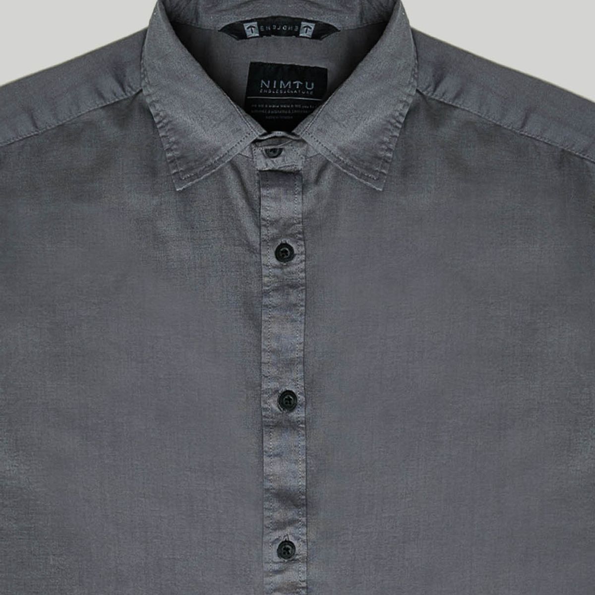 NIMTU - Camisa Alerce Outdoor Gris Nimtu