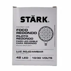STARK - FOCO REDONDO BICOLOR ROJO/AMBAR LED 10/30 VOLTS