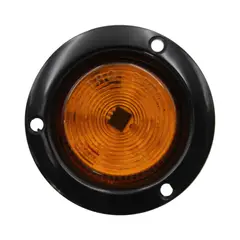 TRO GRIM - FOCO TROCHA LED AMBAR 2 1/2 PULG 12 - 24 VOLTS