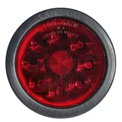 TRO GRIM - FOCO TRASERO LED 4 PULG ROJO 12 Y 24 VOLTS