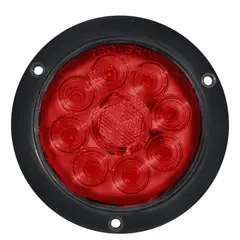 TRO GRIM - FOCO TRASERO 4 PULG LED ROJO 12 Y 24 VOLTS