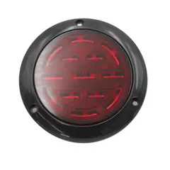 TRO GRIM - FOCO TRASERO 4 PULG LED ROJO 12 Y 24 VOLTS