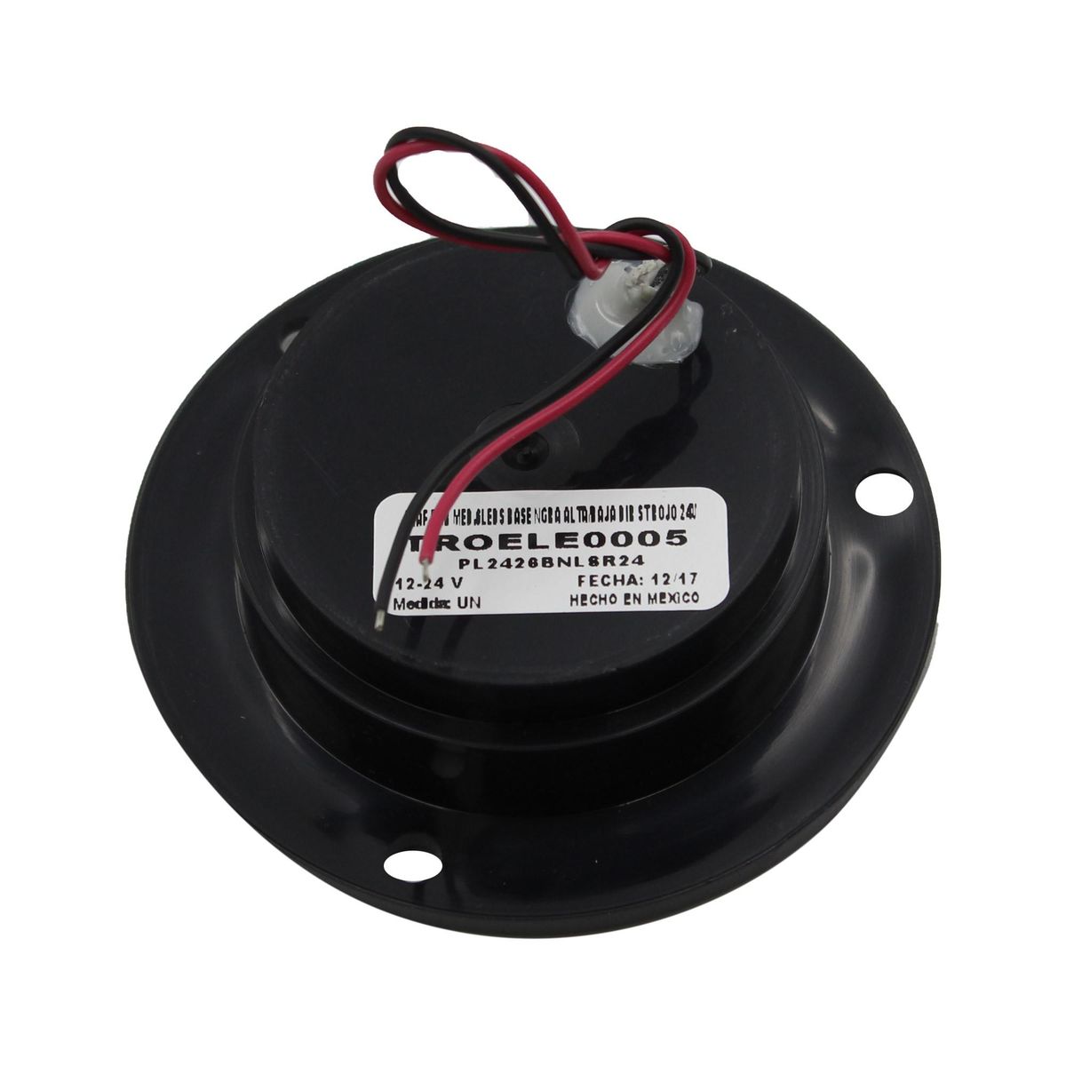 TRO GRIM - FOCO TROCHA LED ROJO 2 1/2 PULG 12 - 24 VOLTS