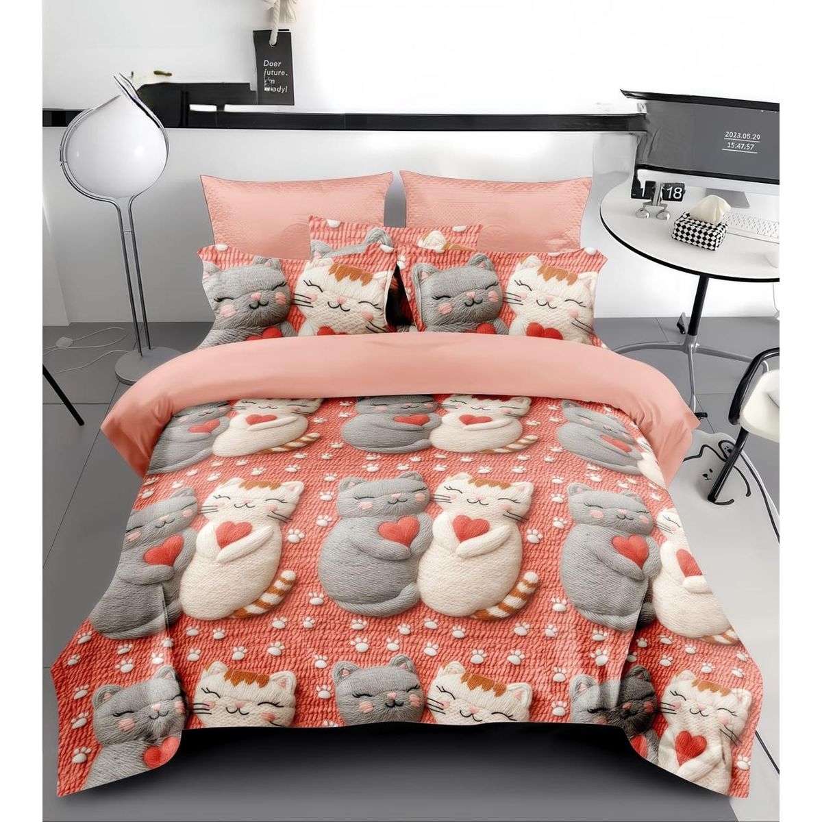 GENERICO - COBERTORES DE VERANO QUILTS REVERSIBLES DISEÑOS EN 5D