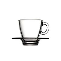 Set De 6 Tazas De Te Con Platillo 215 Cc Linea Aqua