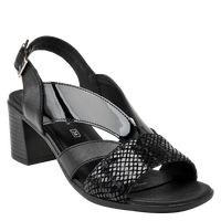 Sandalia Casual Mujer Negro