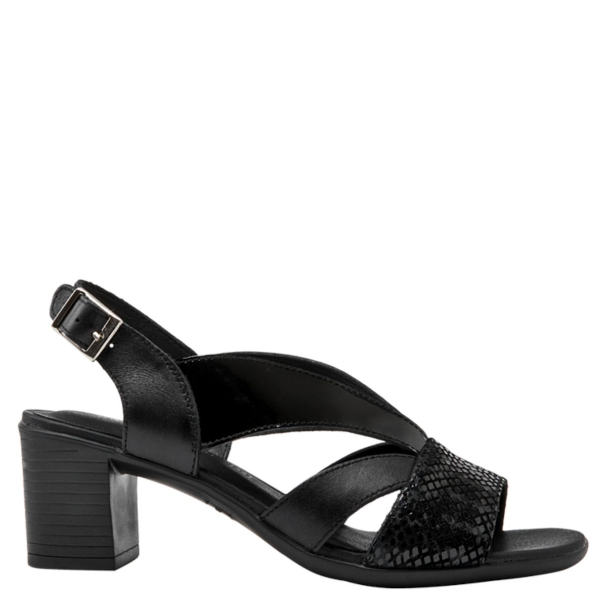 BRUNO ROSSI - Sandalia Casual Mujer Negro Bruno Rossi