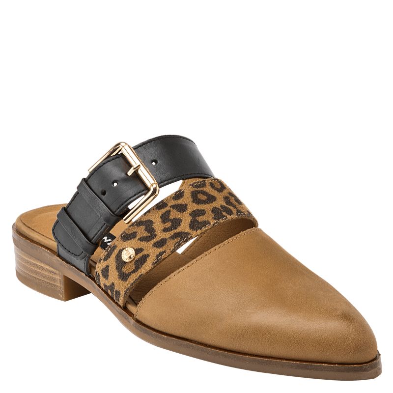 POLLINI - Sandalia Casual Mujer Marrón claro Pollini