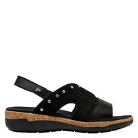 Sandalia Casual Mujer Negro