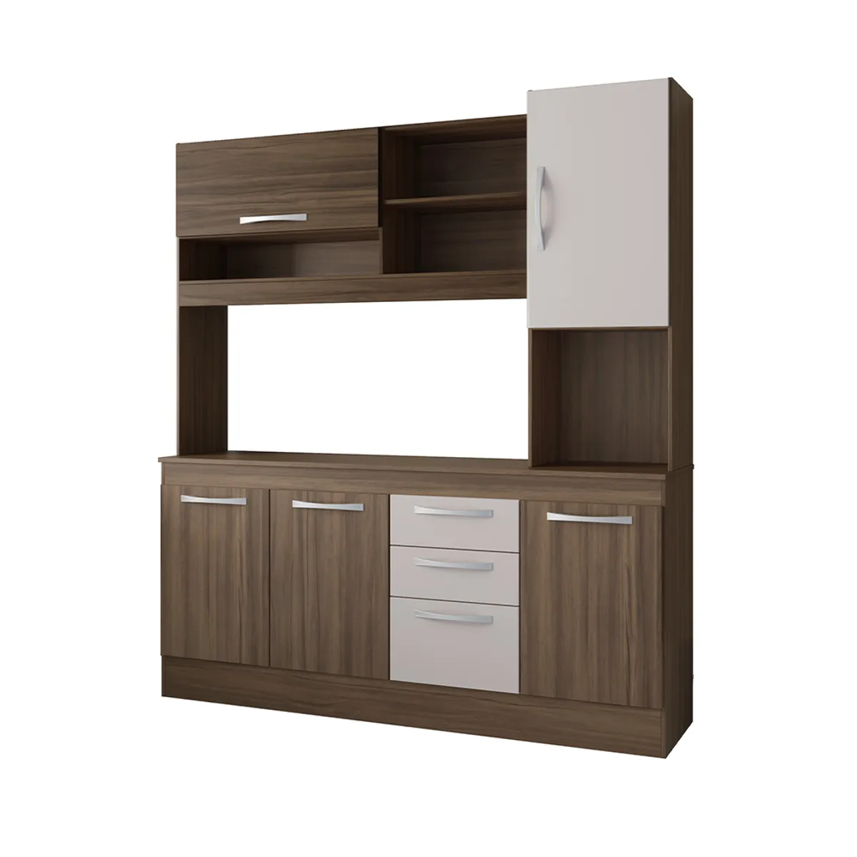 HOME MOBILI - Kit Cocina 5P 3C Imperial Castaño