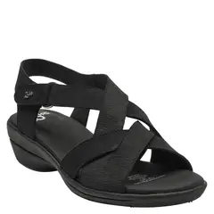 16 HRS - Sandalia Casual Mujer Negro