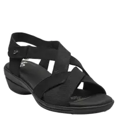 16 HRS - Sandalia Casual Mujer Negro