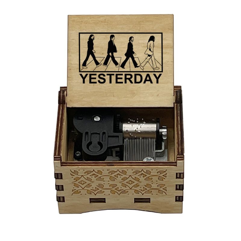 GENERICO - Caja Musical Negra Box Music The Beatles  Yesterday