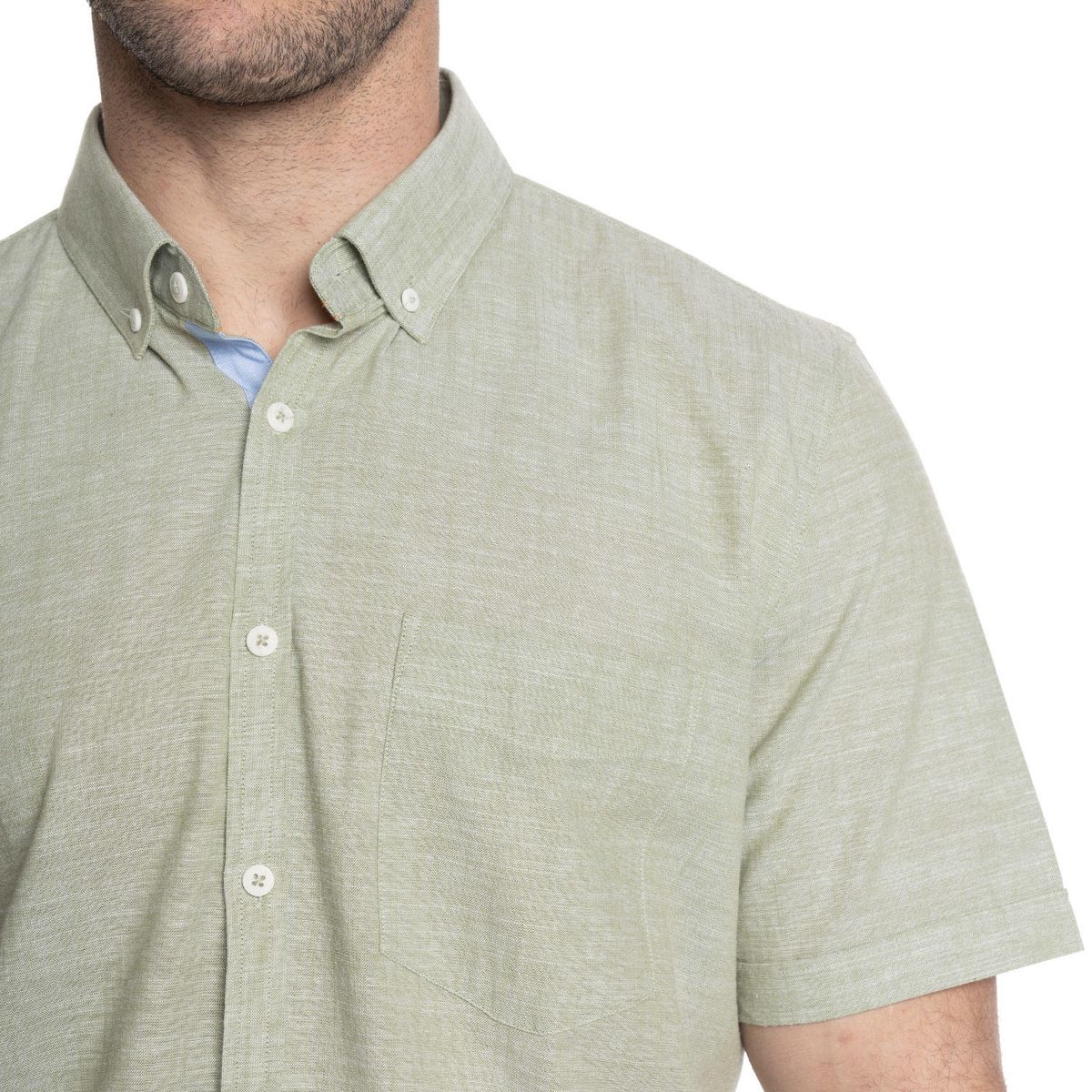 TRUVAL - CAMISA HOMBRE MANGA CORTA SLUB SPORT - TRUVAL