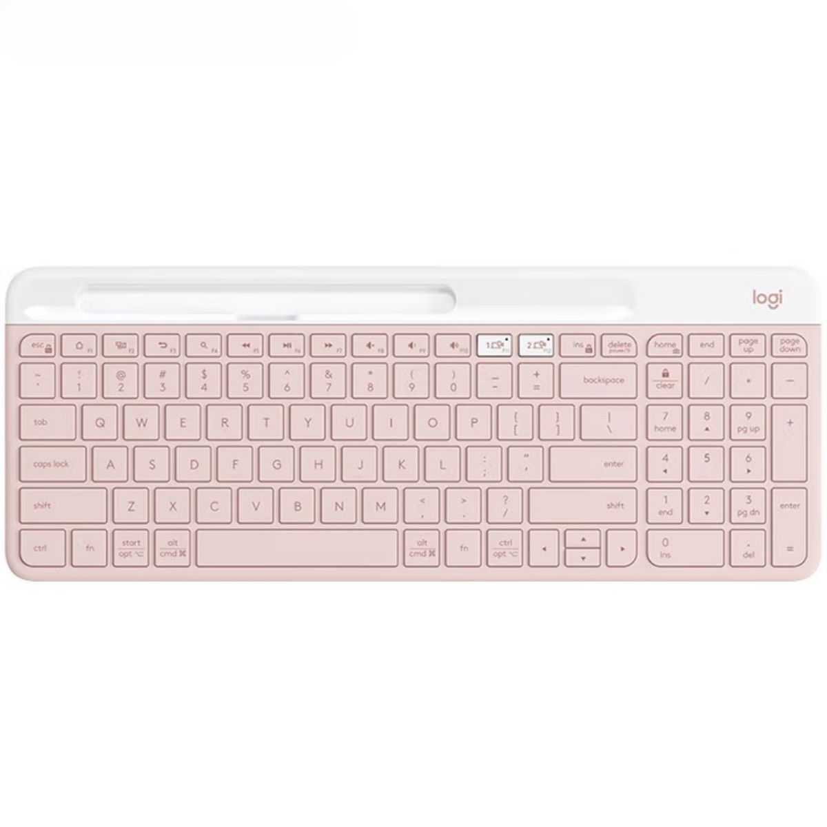 LOGITECH - Teclado Logitech K580 Bluetooth multidispositivo Rosa