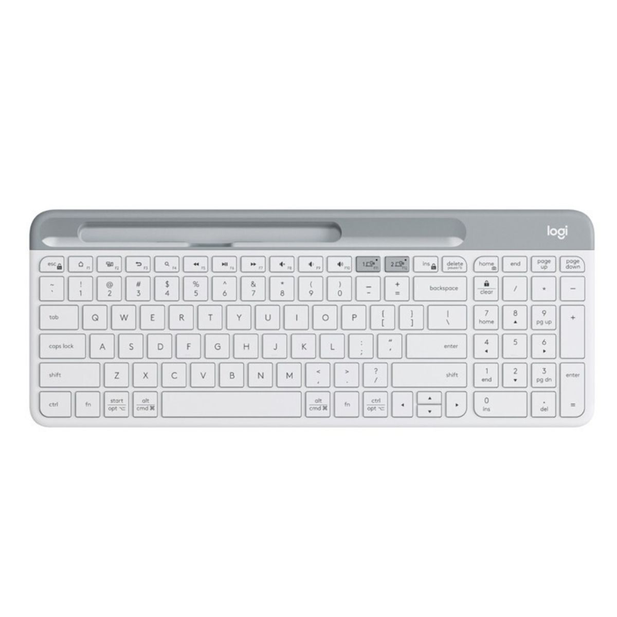 LOGITECH - Teclado Logitech K580 Bluetooth multidispositivo Blanco