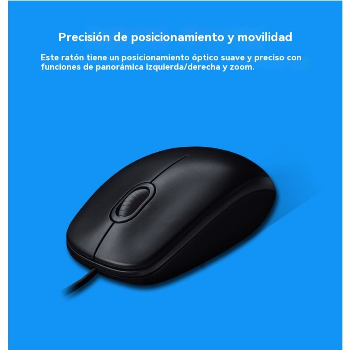 LOGITECH - Mouse Logitech m100r regala almohadilla para el ratón-Negro