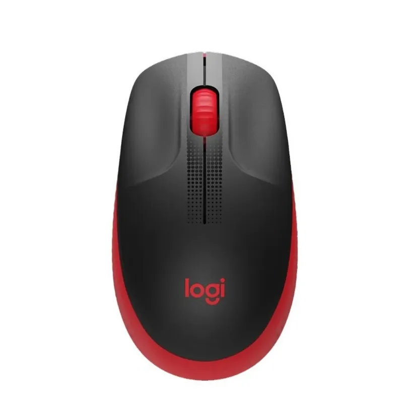 LOGITECH - Mouse Inalambrico Logitech M190-Rojo