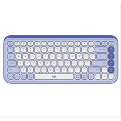 LOGITECH - Teclado Pop Icon Keys Bluetooth-Azul