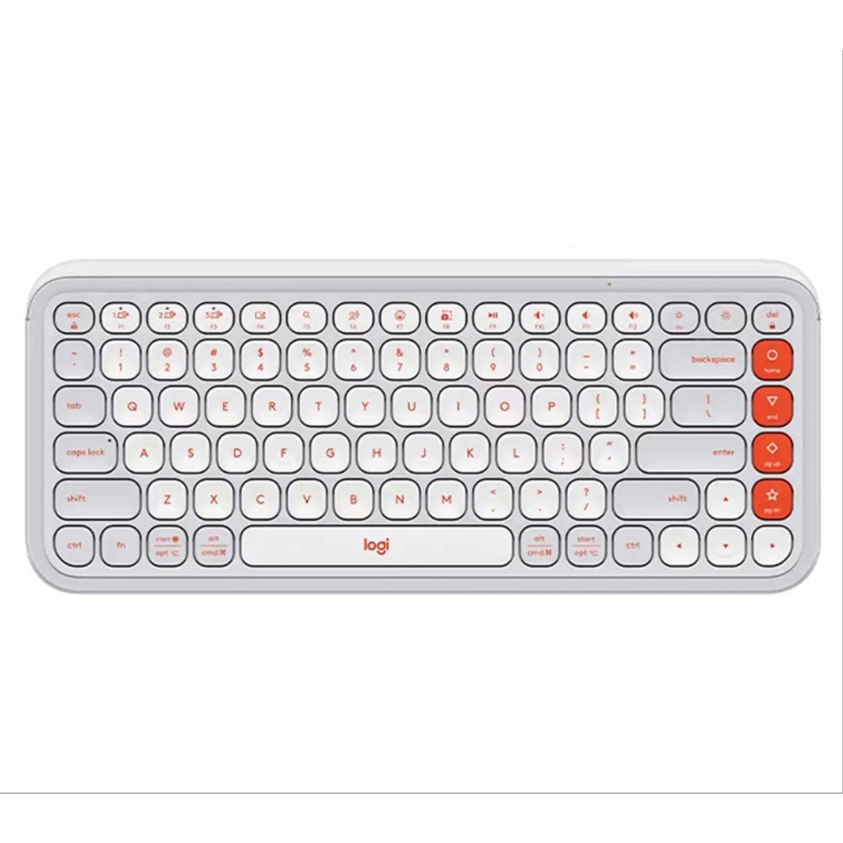 LOGITECH - Teclado Logitech Pop Icon Keys Bluetooth-Blanco