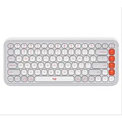 LOGITECH - Teclado Pop Icon Keys Bluetooth-Blanco