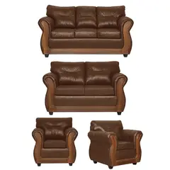 BLACK FACTORY - Juego de Living 3 2 1 1 Toronto